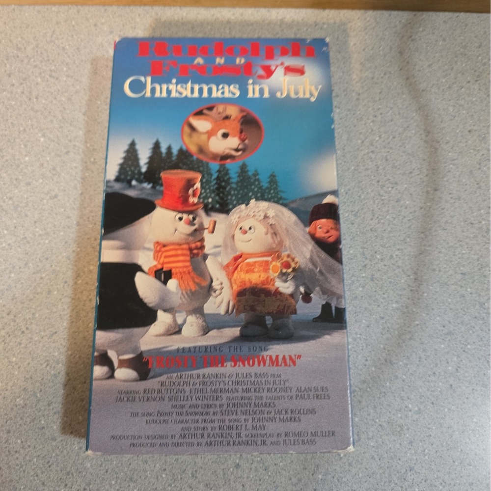 Rudolph The Red Nosed Reindeer And Frosty's Christmas In July VHS Tape 98